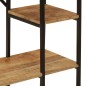 vidaXL Kleiderständer mit Ablagen 90x40x190 cm Massivholz Mango Eisen vidaXL Kleiderständer mit Ablagen 90x40x190 cm Massivholz Mango Eisen