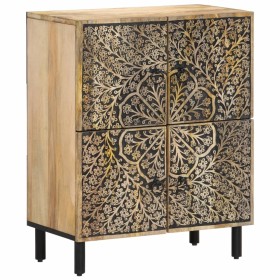 vidaXL Beistellschrank 60x33x75 cm Massivholz Mango  