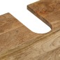 vidaXL Waschbeckenunterschrank 62x33x58 cm Massivholz Mango vidaXL Waschbeckenunterschrank 62x33x58 cm Massivholz Mango