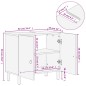 vidaXL Waschbeckenunterschrank 62x33x58 cm Massivholz Mango vidaXL Waschbeckenunterschrank 62x33x58 cm Massivholz Mango