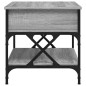 vidaXL Couchtisch Grau Sonoma 70x50x50 cm Holzwerkstoff und Metall vidaXL Couchtisch Grau Sonoma 70x50x50 cm Holzwerkstoff und Metall