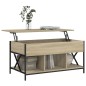 vidaXL Couchtisch Sonoma-Eiche 100x55x50 cm Holzwerkstoff und Metall vidaXL Couchtisch Sonoma-Eiche 100x55x50 cm Holzwerkstoff und Metall