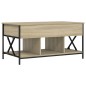 vidaXL Couchtisch Sonoma-Eiche 100x55x50 cm Holzwerkstoff und Metall vidaXL Couchtisch Sonoma-Eiche 100x55x50 cm Holzwerkstoff und Metall