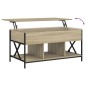 vidaXL Couchtisch Sonoma-Eiche 100x55x50 cm Holzwerkstoff und Metall vidaXL Couchtisch Sonoma-Eiche 100x55x50 cm Holzwerkstoff und Metall