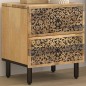 vidaXL Nachttisch 40x33x46 cm Massivholz Mango vidaXL Nachttisch 40x33x46 cm Massivholz Mango