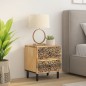 vidaXL Nachttisch 40x33x46 cm Massivholz Mango vidaXL Nachttisch 40x33x46 cm Massivholz Mango
