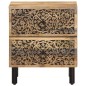 vidaXL Nachttisch 40x33x46 cm Massivholz Mango vidaXL Nachttisch 40x33x46 cm Massivholz Mango