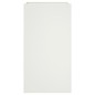 vidaXL Pflanzkübel Weiß 42x38x75 cm Stahl vidaXL Pflanzkübel Weiß 42x38x75 cm Stahl