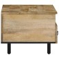 vidaXL Couchtisch 80x54x40 cm Massivholz Mango vidaXL Couchtisch 80x54x40 cm Massivholz Mango