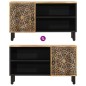 vidaXL TV-Schrank 80x31x46 cm Massivholz Mango vidaXL TV-Schrank 80x31x46 cm Massivholz Mango