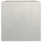 vidaXL Pflanzkübel Silbern 62x40x39 cm Edelstahl vidaXL Pflanzkübel Silbern 62x40x39 cm Edelstahl