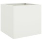 vidaXL Pflanzkübel 2 Stk. Weiß 42x40x39 cm Stahl vidaXL Pflanzkübel 2 Stk. Weiß 42x40x39 cm Stahl