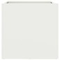 vidaXL Pflanzkübel 2 Stk. Weiß 42x40x39 cm Stahl vidaXL Pflanzkübel 2 Stk. Weiß 42x40x39 cm Stahl