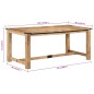 vidaXL Esstisch 180x90x75 cm Massivholz Mango vidaXL Esstisch 180x90x75 cm Massivholz Mango
