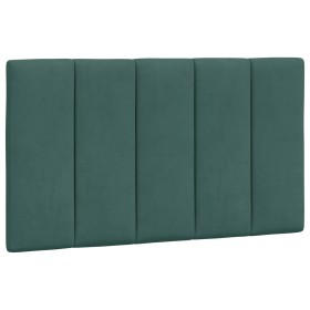 vidaXL Kopfteil-Kissen Dunkelgrün 90 cm Samt