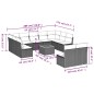 vidaXL 12-tlg. Garten-Sofagarnitur mit Kissen Schwarz Poly Rattan vidaXL 12-tlg. Garten-Sofagarnitur mit Kissen Schwarz Poly Rattan