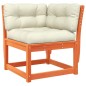 vidaXL 5-tlg. Garten-Sofagarnitur mit Kissen Wachsbraun Kiefernholz vidaXL 5-tlg. Garten-Sofagarnitur mit Kissen Wachsbraun Kiefernholz