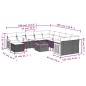 vidaXL 12-tlg. Garten-Sofagarnitur mit Kissen Beige Poly Rattan vidaXL 12-tlg. Garten-Sofagarnitur mit Kissen Beige Poly Rattan