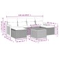 vidaXL 7-tlg. Garten-Sofagarnitur mit Kissen Beige Poly Rattan vidaXL 7-tlg. Garten-Sofagarnitur mit Kissen Beige Poly Rattan