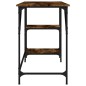 vidaXL Schreibtisch Räuchereiche 120x50x75 cm Metall Holzwerkstoff vidaXL Schreibtisch Räuchereiche 120x50x75 cm Metall Holzwerkstoff