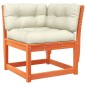 vidaXL 5-tlg. Garten-Sofagarnitur mit Kissen Wachsbraun Kiefernholz vidaXL 5-tlg. Garten-Sofagarnitur mit Kissen Wachsbraun Kiefernholz