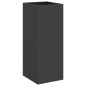 vidaXL Pflanzkübel Schwarz 32x27,5x75 cm Kaltgewalzter Stahl vidaXL Pflanzkübel Schwarz 32x27,5x75 cm Kaltgewalzter Stahl
