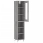 vidaXL Highboard Grau Sonoma 34,5x34x180 cm Holzwerkstoff vidaXL Highboard Grau Sonoma 34,5x34x180 cm Holzwerkstoff