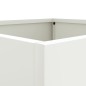 vidaXL Pflanzkübel 2 Stk. Weiß 32x30x29 cm Kaltgewalzter Stahl vidaXL Pflanzkübel 2 Stk. Weiß 32x30x29 cm Kaltgewalzter Stahl