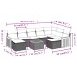 vidaXL 10-tlg. Garten-Sofagarnitur mit Kissen Beige Poly Rattan vidaXL 10-tlg. Garten-Sofagarnitur mit Kissen Beige Poly Rattan