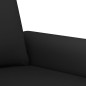 vidaXL 3-tlg. Sofagarnitur mit Kissen Schwarz Samt vidaXL 3-tlg. Sofagarnitur mit Kissen Schwarz Samt