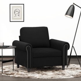 vidaXL Sessel Schwarz 60 cm Samt