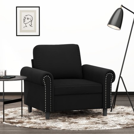 vidaXL Sessel Schwarz 60 cm Samt