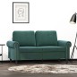 vidaXL 2-Sitzer-Sofa Dunkelgrün 120 cm Samt vidaXL 2-Sitzer-Sofa Dunkelgrün 120 cm Samt