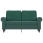 vidaXL 2-Sitzer-Sofa Dunkelgrün 120 cm Samt vidaXL 2-Sitzer-Sofa Dunkelgrün 120 cm Samt