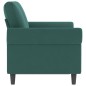 vidaXL 2-Sitzer-Sofa Dunkelgrün 120 cm Samt vidaXL 2-Sitzer-Sofa Dunkelgrün 120 cm Samt