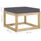8-tlg. Garten-Lounge-Set mit Kissen Imprägniertes Kiefernholz 8-tlg. Garten-Lounge-Set mit Kissen Imprägniertes Kiefernholz