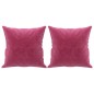 vidaXL 2-Sitzer-Sofa mit Zierkissen Weinrot 140 cm Samt vidaXL 2-Sitzer-Sofa mit Zierkissen Weinrot 140 cm Samt