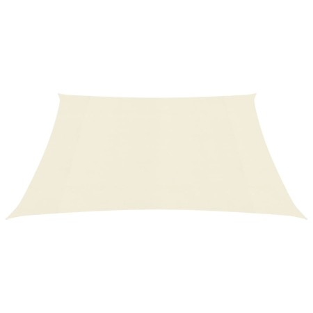 vidaXL Sonnensegel 160 g/m² Creme 6x6 m HDPE