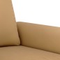vidaXL 2-tlg. Sofagarnitur mit Kissen Braun Samt vidaXL 2-tlg. Sofagarnitur mit Kissen Braun Samt