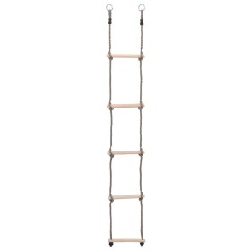 vidaXL 5-Stufen-Leiter 210 cm Kiefer Massivholz  