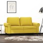 vidaXL 2-Sitzer-Sofa Gelb 120 cm Samt vidaXL 2-Sitzer-Sofa Gelb 120 cm Samt