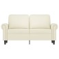 vidaXL 2-Sitzer-Sofa Creme 120 cm Samt vidaXL 2-Sitzer-Sofa Creme 120 cm Samt