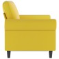 vidaXL 2-Sitzer-Sofa Gelb 120 cm Samt vidaXL 2-Sitzer-Sofa Gelb 120 cm Samt