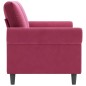 vidaXL 2-Sitzer-Sofa Weinrot 140 cm Samt vidaXL 2-Sitzer-Sofa Weinrot 140 cm Samt