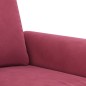 vidaXL 2-Sitzer-Sofa Weinrot 140 cm Samt vidaXL 2-Sitzer-Sofa Weinrot 140 cm Samt