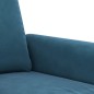 vidaXL 2-Sitzer-Sofa Blau 140 cm Samt vidaXL 2-Sitzer-Sofa Blau 140 cm Samt
