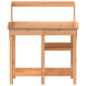 vidaXL Pflanztisch mit Ablagen Braun Massivholz Tanne vidaXL Pflanztisch mit Ablagen Braun Massivholz Tanne