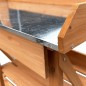 vidaXL Pflanztisch mit Ablagen Braun Massivholz Tanne vidaXL Pflanztisch mit Ablagen Braun Massivholz Tanne