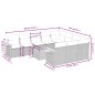 vidaXL 11-tlg. Garten-Sofagarnitur mit Kissen Beige Poly Rattan vidaXL 11-tlg. Garten-Sofagarnitur mit Kissen Beige Poly Rattan