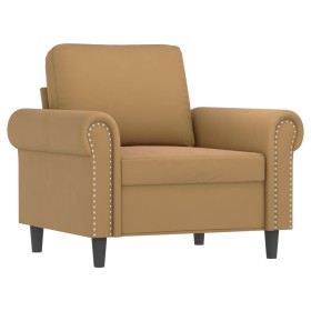 vidaXL Sessel Braun 60 cm Samt